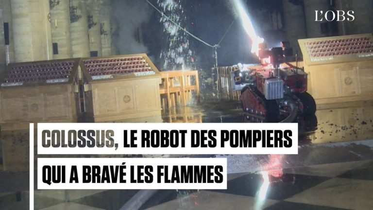 Colossus : le robot pompier qui a contribué à sauver la Cathédrale Notre-Dame