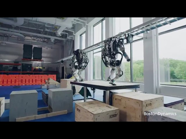 This is how Atlas robot leaps, bounds and backflips